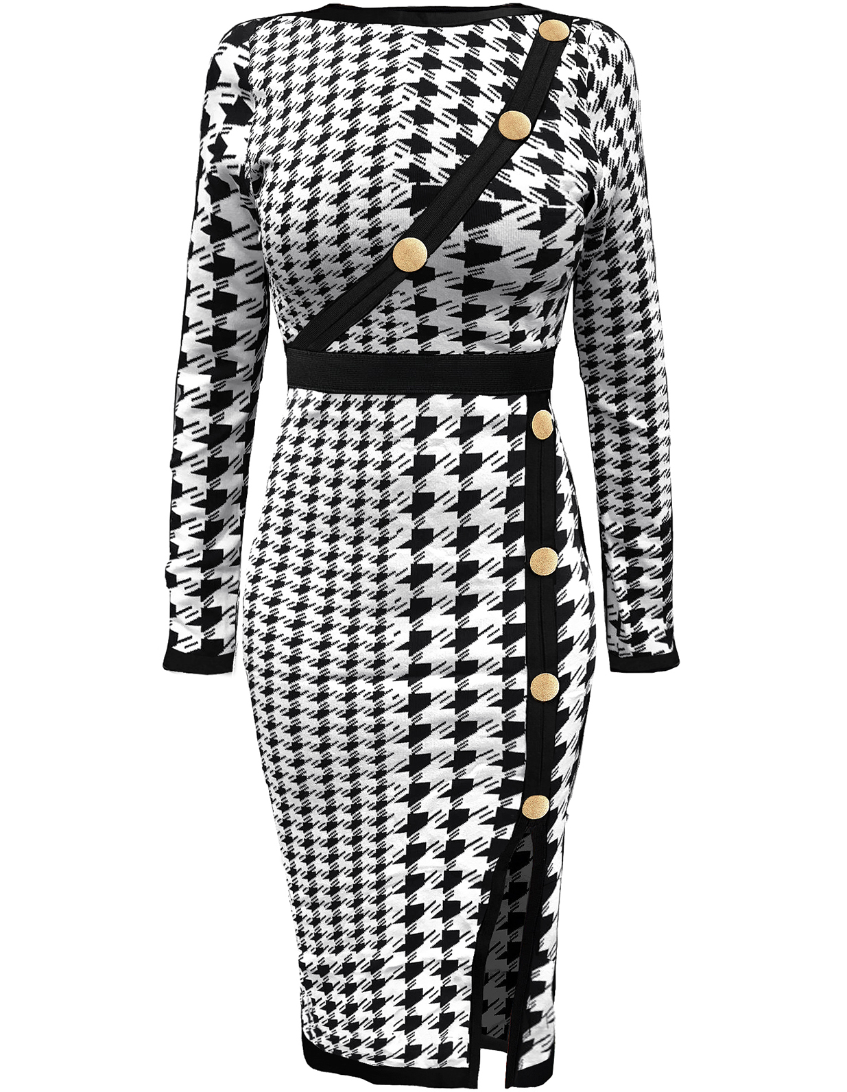 pied de poule robe